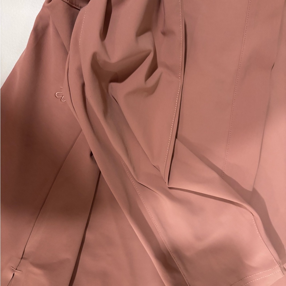NWOT ADAY Something Borrowed Technical Button Down - Dusty Rose - Large - Picture 10 of 14